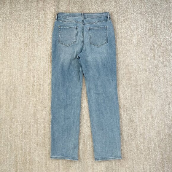 Nine West Slim Straight Blue Jeans 12 - Picture 4 of 11